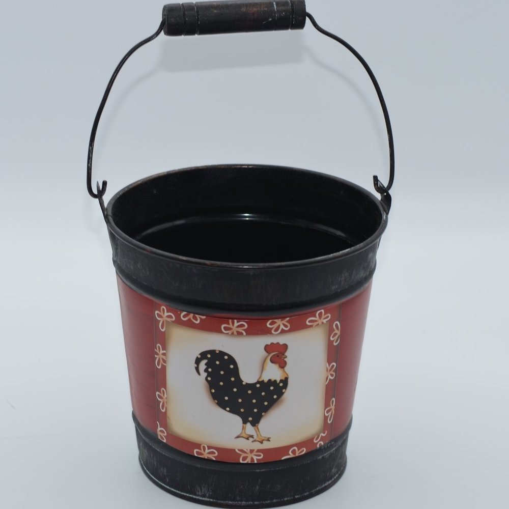 Burton & Burton Rooster Tin Pail